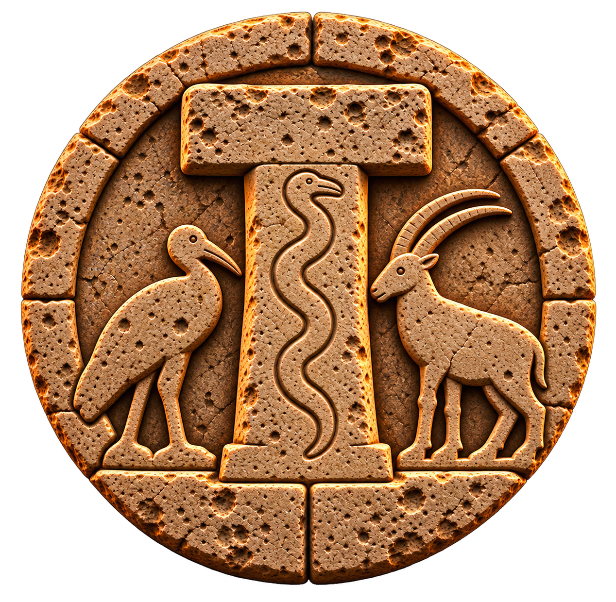 Göbekli Tepe taş mührü rozeti